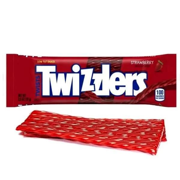 Twizzlers Strawberry, caramelle alla fragola 70g
