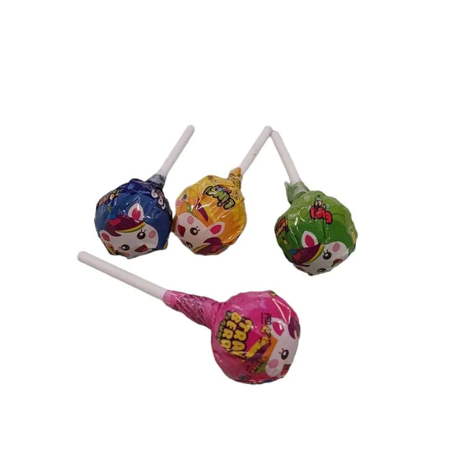 Unicorn Lollipop – lecca lecca con bubblegum all’interno