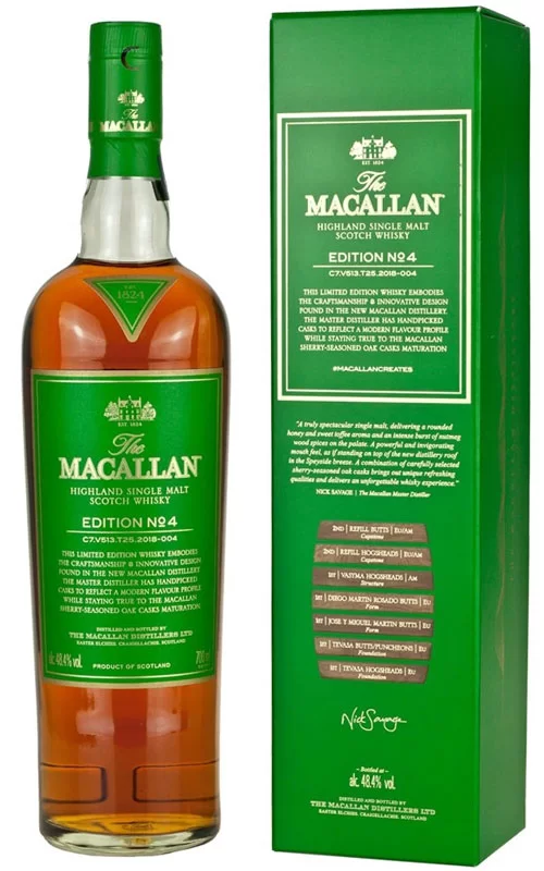 WHISKY THE MACALLAN EDITION N°4