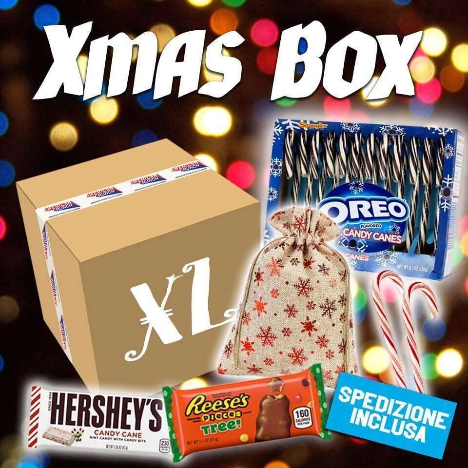 Christmas American Box+Sacco Lino -XL- Spedizione Gratuita – Oreo Candy Cane
